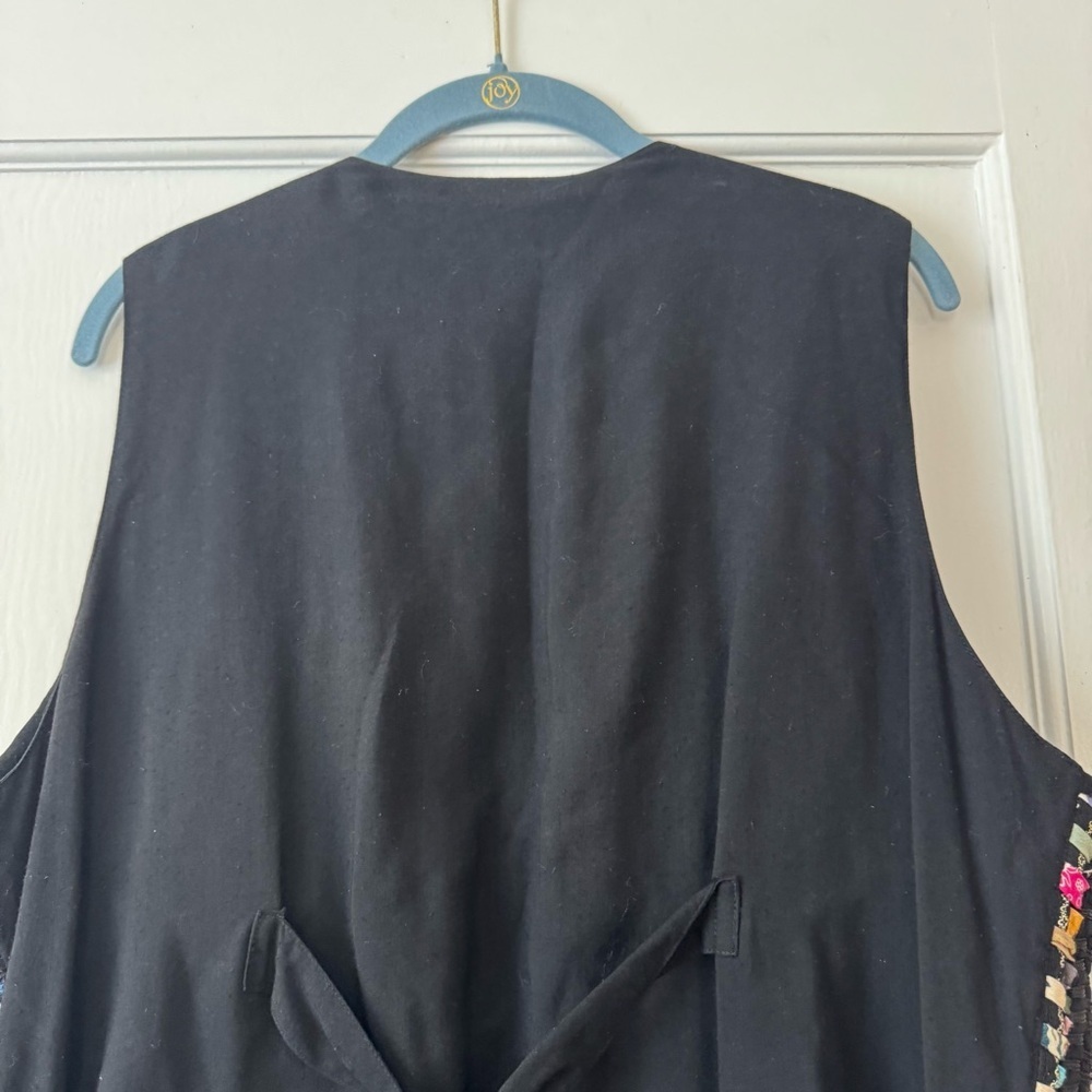 Soulmates Vintage Boho Patchwork Vest Size M - Picture 13 of 16